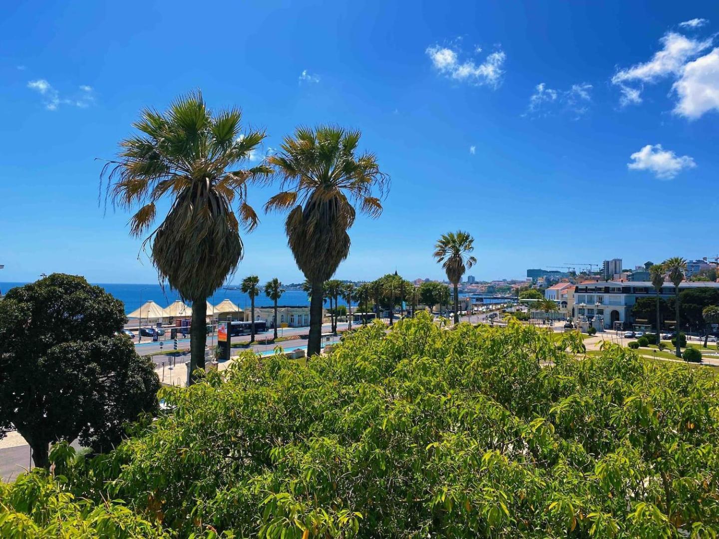 Sea View W Balcony 2 Mins Walk To Beach & Casino Estoril Eksteriør billede